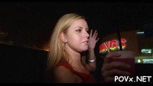 This sexy girlie has got handsome fucking skills to show off