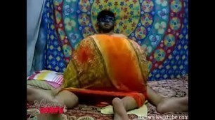 Indian aunt has the biggest ass and shows at while sucking my cock