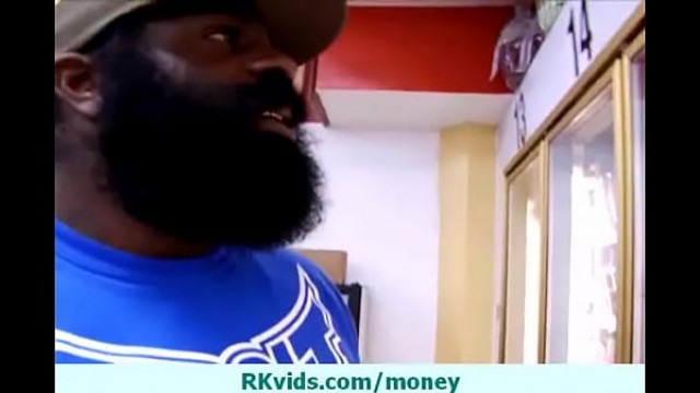 Busty amateur listens to the Money Talk 15