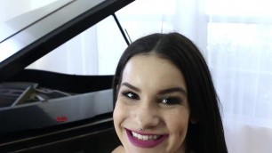 Povlife - Hot Brunette Fucked on Piano