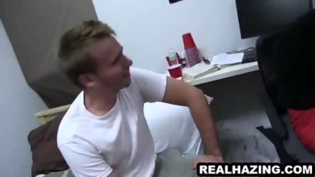 Frat Boy Hunk Sucks Cock And Gets Fucked In The Ass